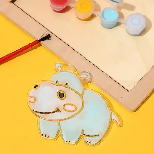 Miniso Set Para Pintar de Atrapasueños Forma de Hipopótamo