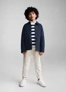 Chaqueta Parka Fernando Navy Talla 06 Niños Mango