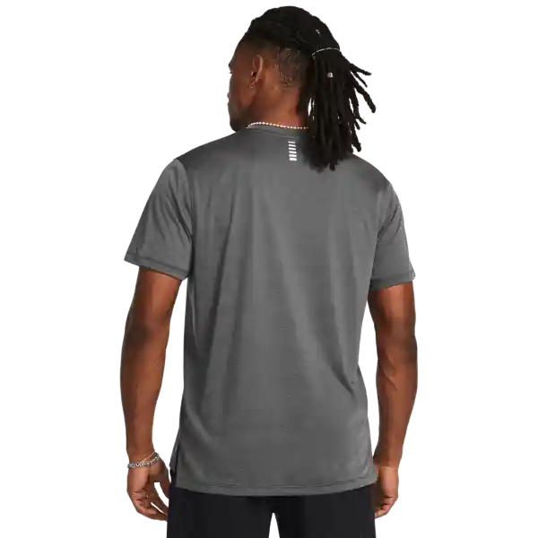 Under Armour Camiseta Streaker Tee Hombre Gris LG 1382582-025