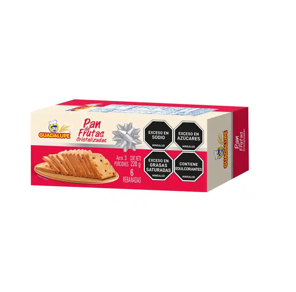 Guadalupe Pan de Frutas Cristalizadas