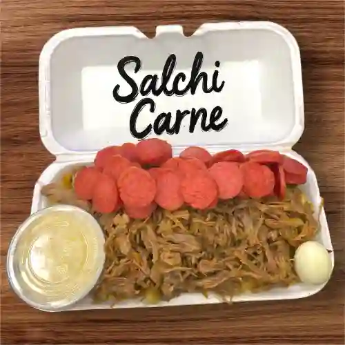 Salchi Carne Mechada