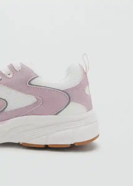 Tenis Deportiva Daisy Rosa Pastel Talla 33 Niñas Mango