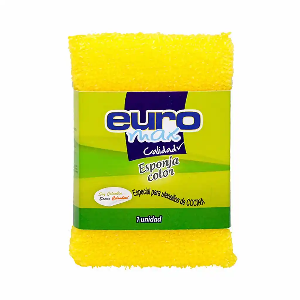 Esponja Colores Euromax X 1und
