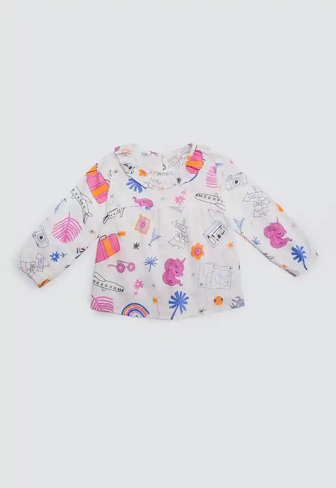 Blusa Manga Larga 2t-estamp 3