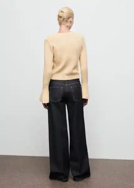 Jersey Huevo Amarillo Pastel Talla M Mujer Mango