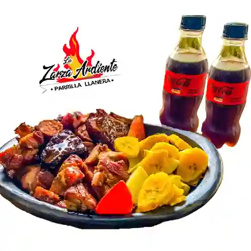 Picada Llanera 450G + 2 Coca Cola 250Ml