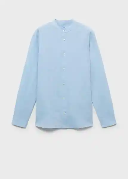 Camisa Chennai Celeste Talla XS  Hombre Mango