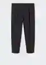 Pantalón Nasta Negro Talla 40 Hombre Mango