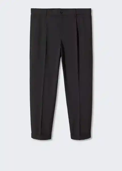 Pantalón Nasta Negro Talla 40 Hombre Mango