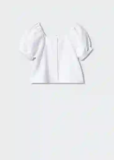 Blusa Esfinge Crudo Talla 06 Niñas Mango