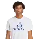 Adidas Camiseta Manga Corta Run it Bl Tee M Hombre Blanco T.M
