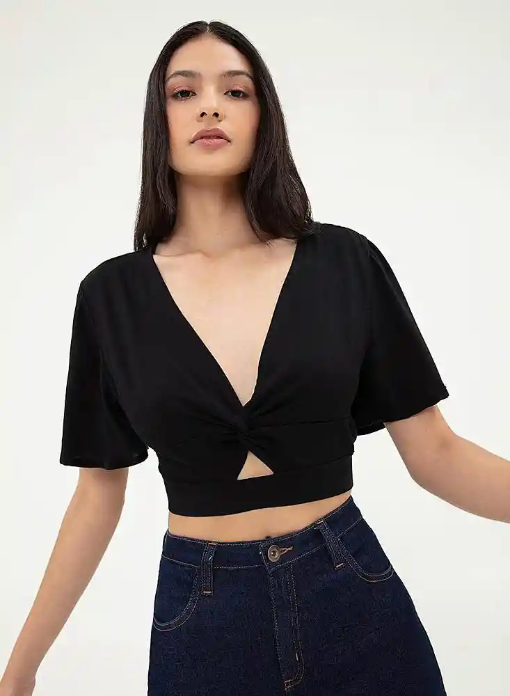 Camisas Manga Corta Mariel S-negro 799