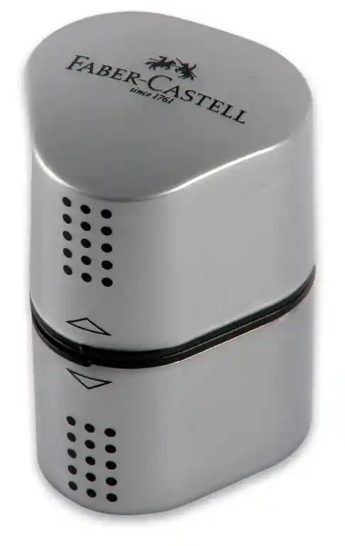 Faber-Castell Sacapuntas Grip con Deposito 3 en 1