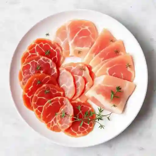 Carpaccio mixto (res y trucha)