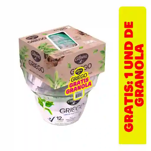 Oferta Yogurt Alpina Griego Natural Granola Coco (500 Gr)