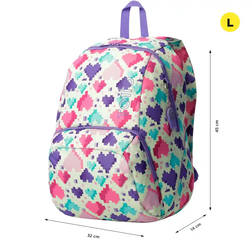Morral Universitario Ometto Blanco Mujer