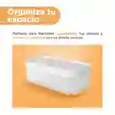Organizador Serie Silver Gray Gris Claro Grande Miniso