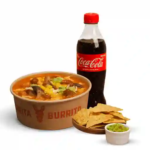 En combo sopa mexicana