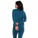 Camiseta Manga Larga Sunshirt Mujer Verde-m