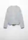 Chaqueta Cárdigan Alasia Gris Medio Vigore Talla 10 Niñas Mango