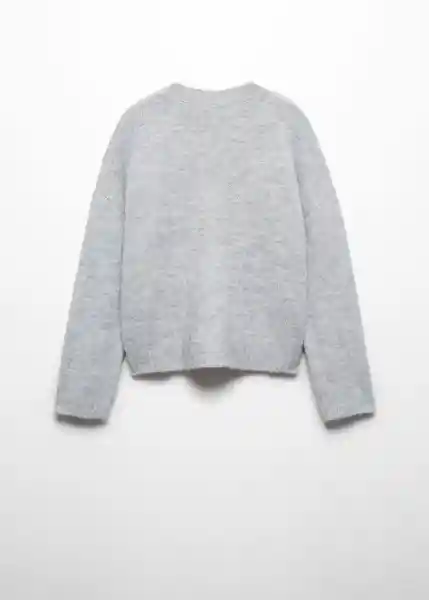 Chaqueta Cárdigan Alasia Gris Medio Vigore Talla 10 Niñas Mango