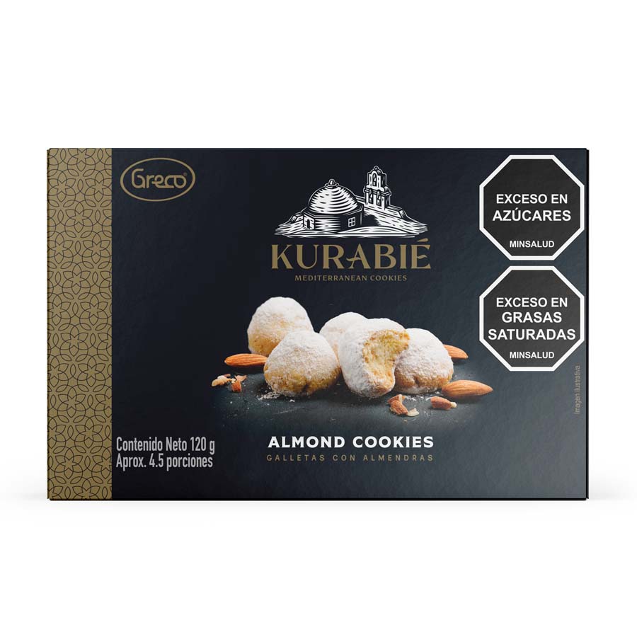 Greco Galletas Kurabié con Almendras 120 g