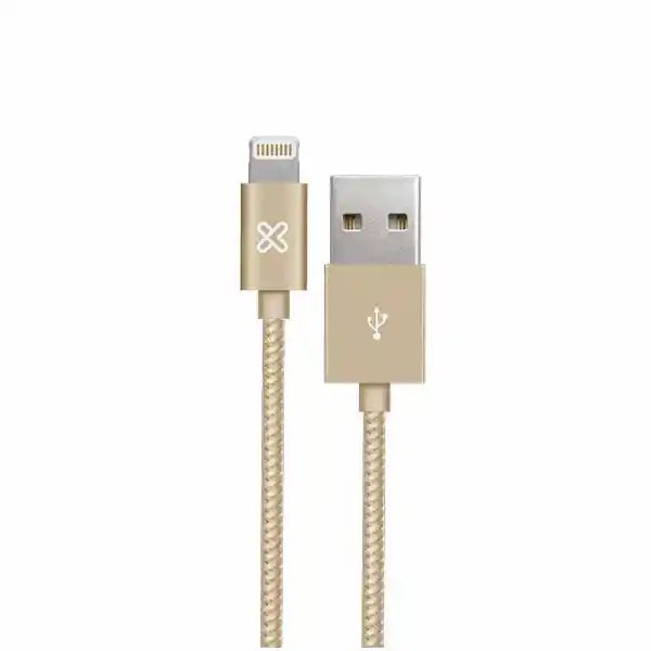 Klip Extreme Cable Lightning a Usb 1.6 ft 0.5 m Dorado