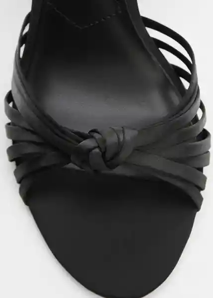 Sandalias Noto Mujer Negro Talla 38 Mango