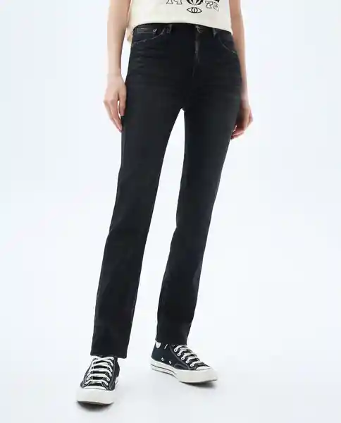 Jean Mujer Negro Talla 10 339e918 Americanino