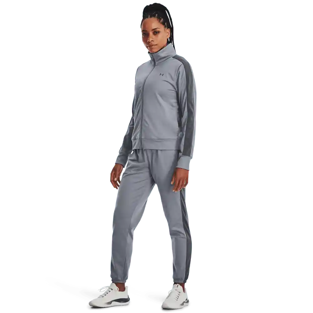 Under Armour Conjunto Deportivo Tricot Tracksuit Mujer Gris LG