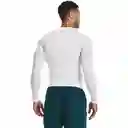 Under Armour Camiseta Heat Gear Compression Blanco Talla SM