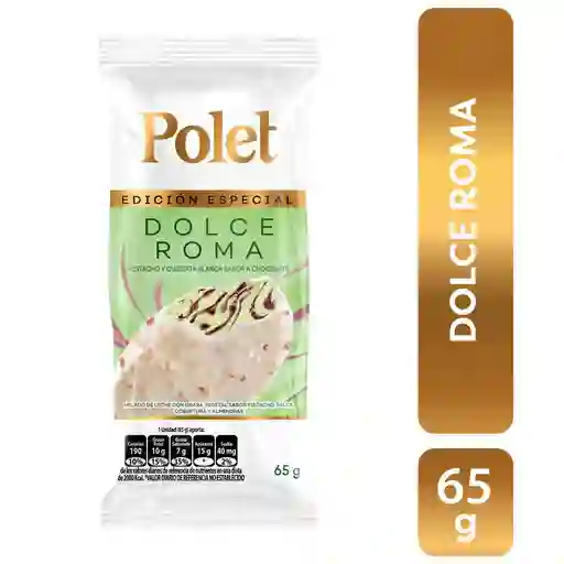 Polet Paleta Helada Dolce Roma Sabor a Pistacho