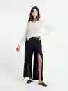  Pantalon Plinio Mujer Negro Puro Ultraoscuro Talla S Naf-Naf 