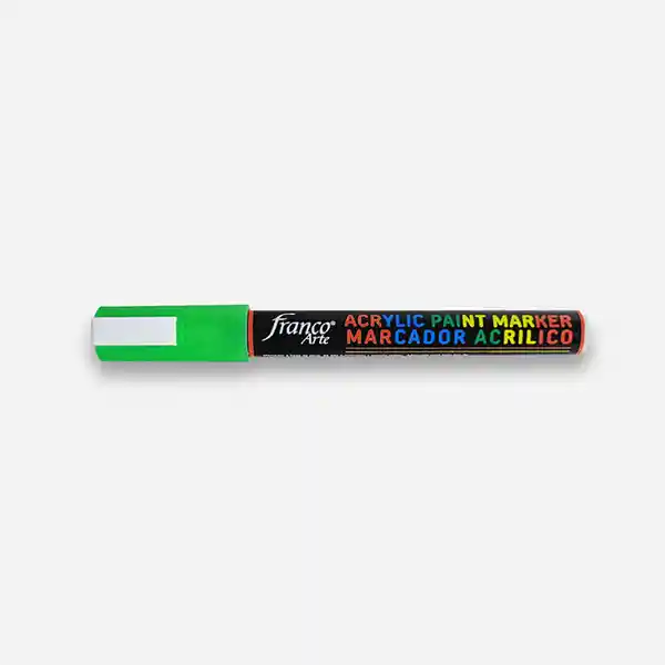Acrylic Paint Marker Marcador Acrílico Verde Metalizado (G05)