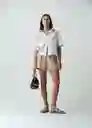 Camisa Mujer Crudo Puro Claro Talla M 512G078 Naf Naf