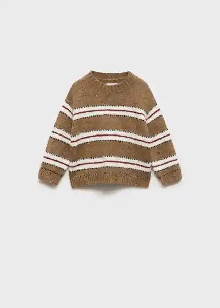 Suéter Jersey Valbona Camel Talla 70 Niños Mango