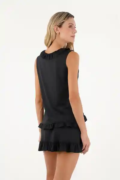 Top Amanecer Negro Talla 02 M
