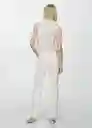 Jean Matilda Offwhite Talla 34 Mujer Mango