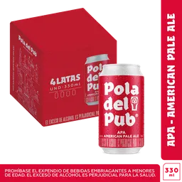 Pola del Pub 4-pack cerveza APA 330 Ml