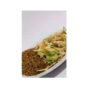 Arroz Chow Fan + Chop Suey