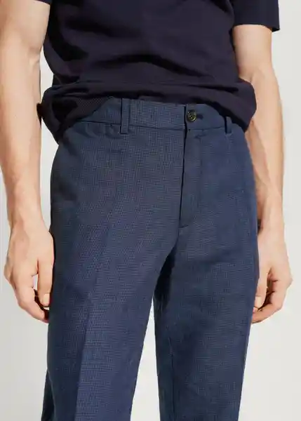 Pantalón Cid Navy Talla 42 Hombre Mango