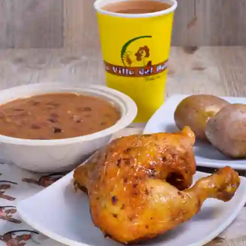 Combo Frijol Pollo Asado