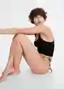 Braga Lilo Negro Talla M Mujer Mango