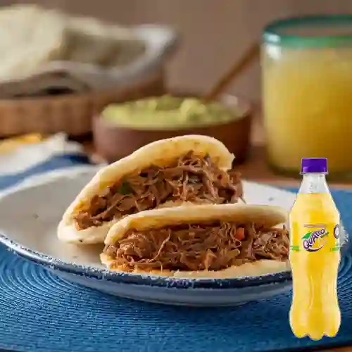 Combo Arepa Quinterito + Quatro Original 400ML