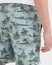Short Palms Swimwear Azul Talla XL Masculino Chevignon