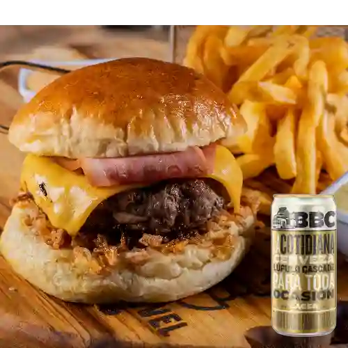 Combo Juicy Burger + BBC la Cotidiana 269 ml