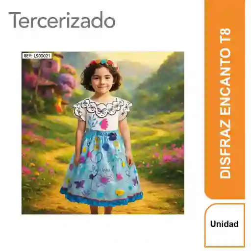 Disfraz Encanto Talla 8