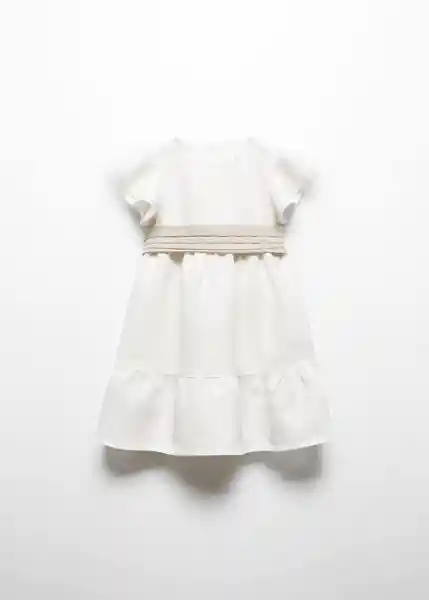 Vestido Miab Offwhite Talla 72 Niñas Mango