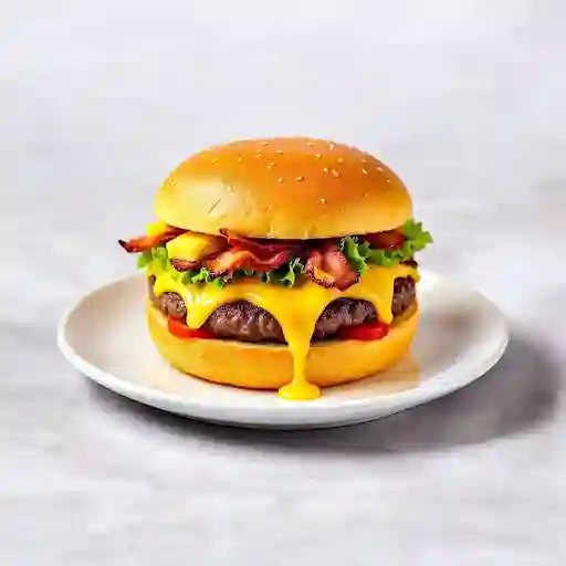 Hamburguesa Hawaiana Del Toro