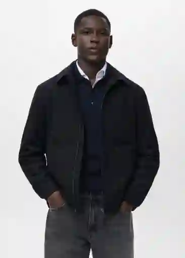 Chaqueta Gael Navy Talla M Hombre Mango